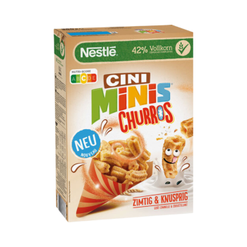 Nestlé Cini Minis Churros, zimtig & knusprig, 360 Gramm